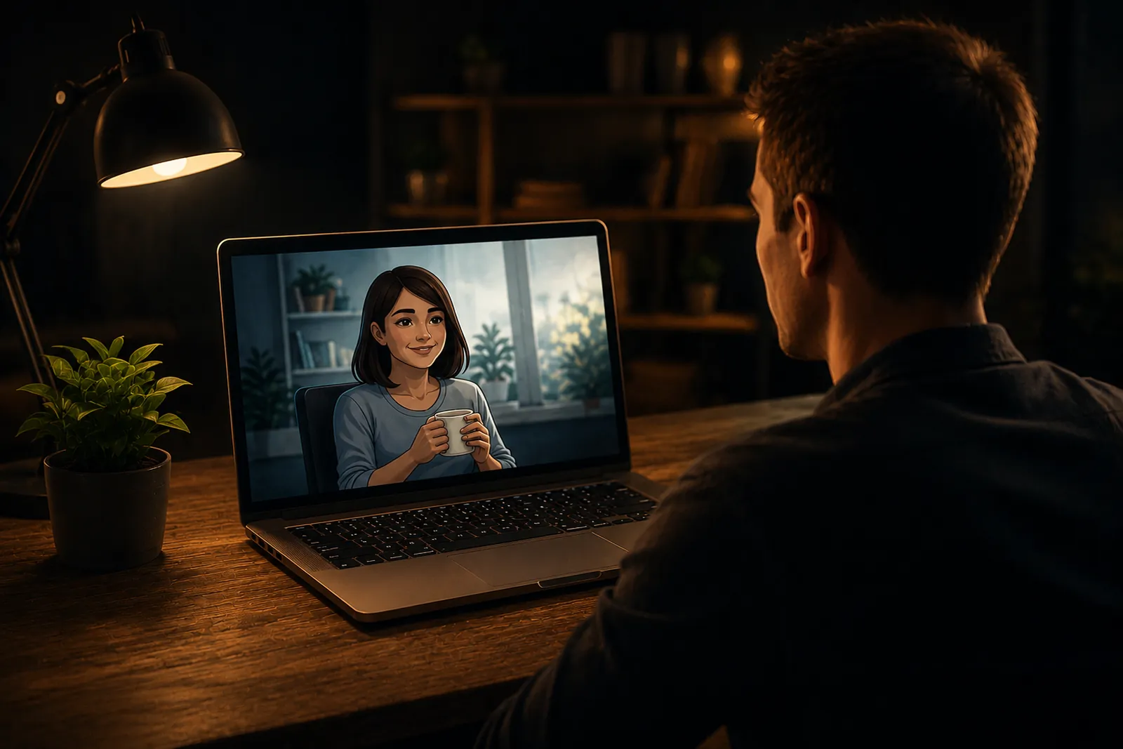 Persönliches Gespräch per Videocall
